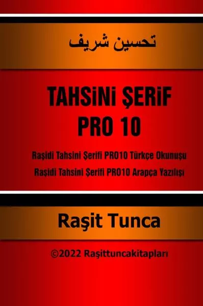 Tahsini Şerif PRO10 Sachbuch Hard Cover