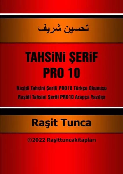 Tahsini Şerif PRO10 Wissenschaft Soft Cover