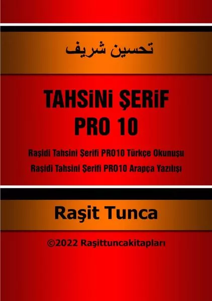 Cover: Tahsini Şerif PRO10 A5 Soft Cover