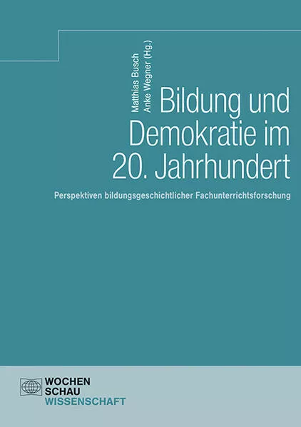 Cover: Bildung und Demokratie im 20. Jahrhundert