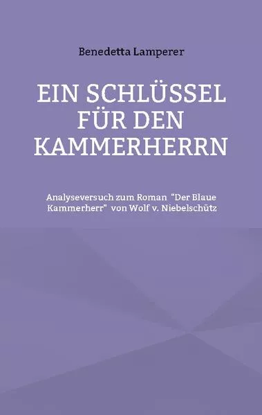 Cover: Ein Schlüssel für den Kammerherrn