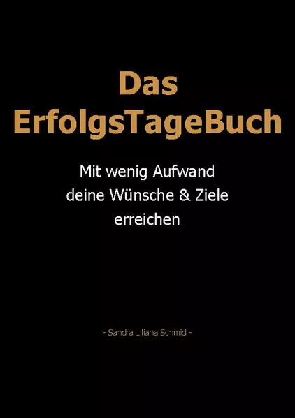 Cover: Das ErfolgsTageBuch