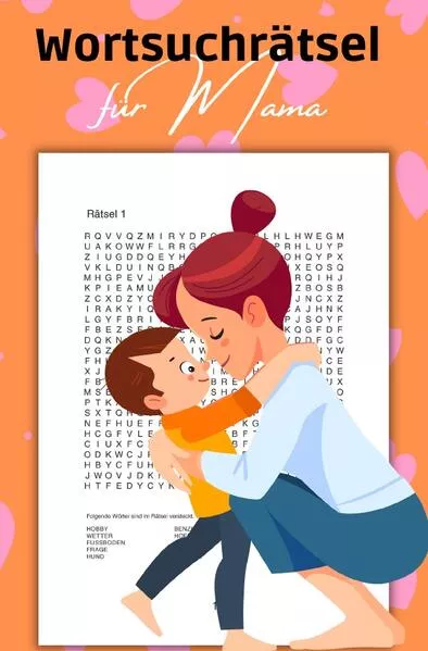 Cover: Wortsuchrätsel für Mama