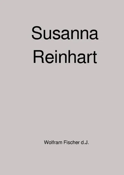 Cover: Susanna Reinhart