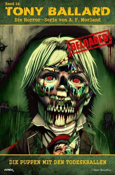Cover: Tony Ballard - Reloaded, Band 24: Die Puppen mit den Todeskrallen