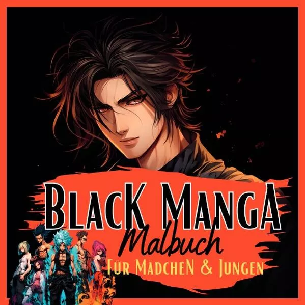 Cover: Manga Nation / Black Manga Malbuch.