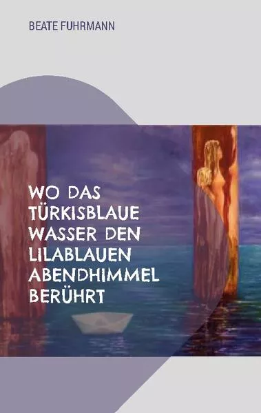 Wo das türkisblaue Wasser den lilablauen Abendhimmel berührt