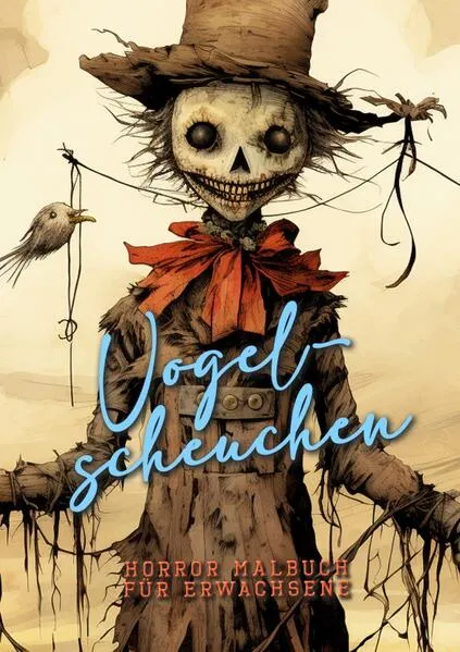 Cover: Vogelscheuchen Horror Malbuch für Ewachsene