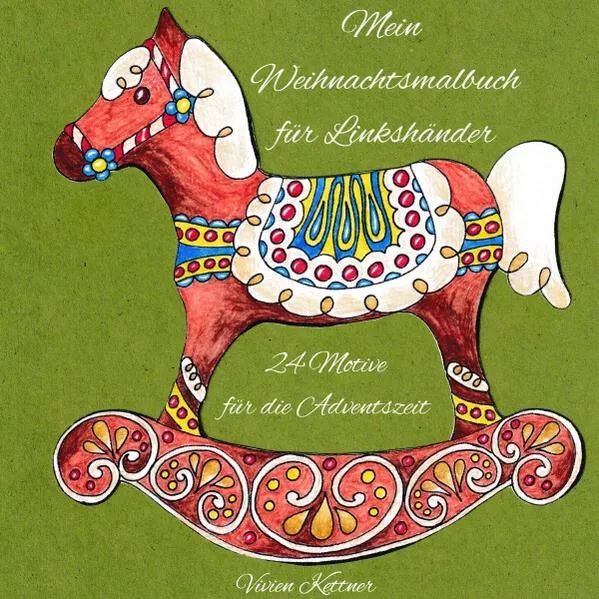 Cover: Mein Weihnachtsmalbuch für Linkshänder