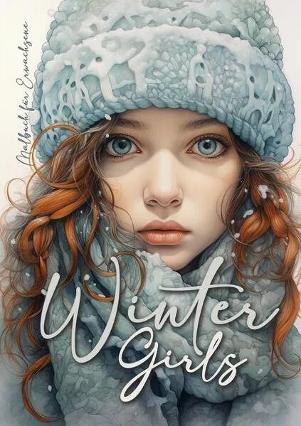 Cover: Winter Girls Malbuch für Erwachsene