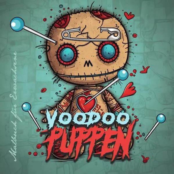 Cover: Voodoo Puppen Malbuch für Ewachsene