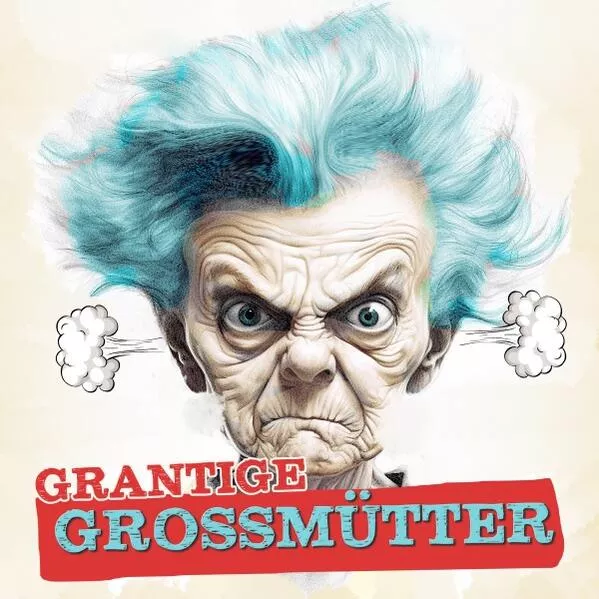 Cover: Grantige Grossmütter Malbuch für Erwachsene