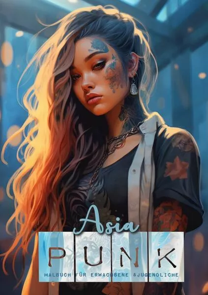 Cover: Asia Punk Malbuch für Erwachsene und Jugendliche