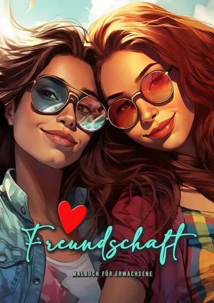 Cover: Freundschaft Malbuch für Erwachsene