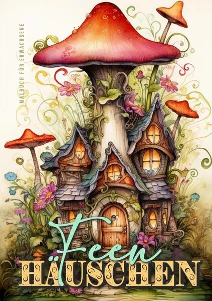 Cover: Feen Häuschen Malbuch für Erwachsene