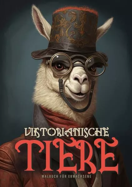 Cover: Viktorianische Tiere Malbuch für Erwachsene