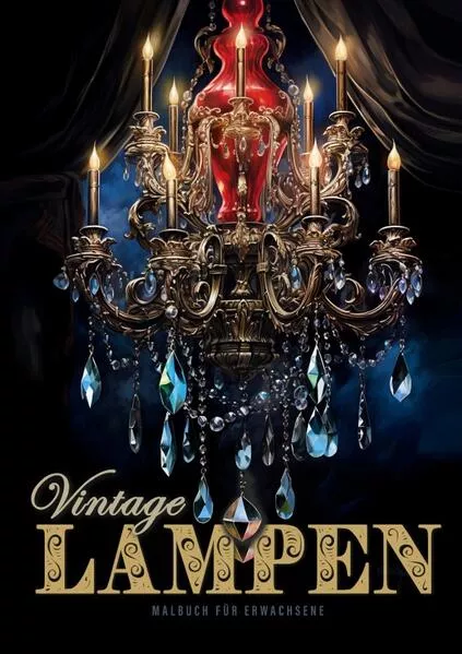 Cover: Vintage Lampen Malbuch für Erwachsene