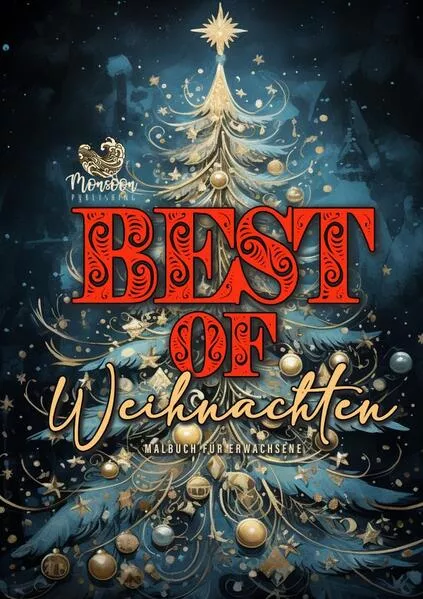 Cover: Best of Weihnachten Malbuch für Erwachsene