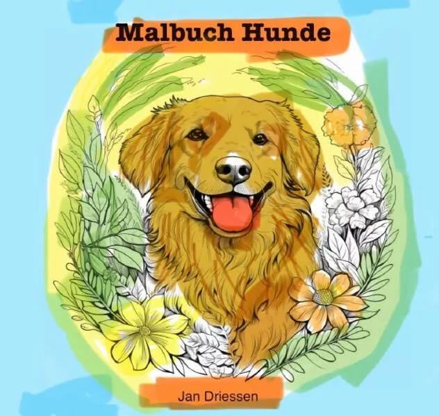 Cover: Malbuch Hunde