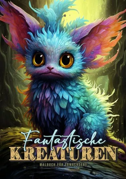 Cover: Fantastische Kreaturen Malbuch für Erwachsene
