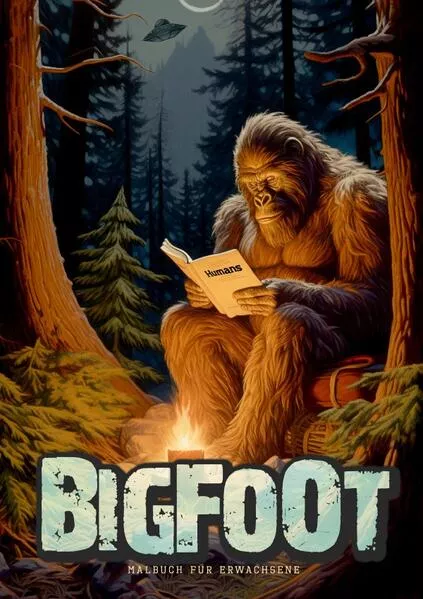 Cover: Bigfoot Malbuch für Erwachsene