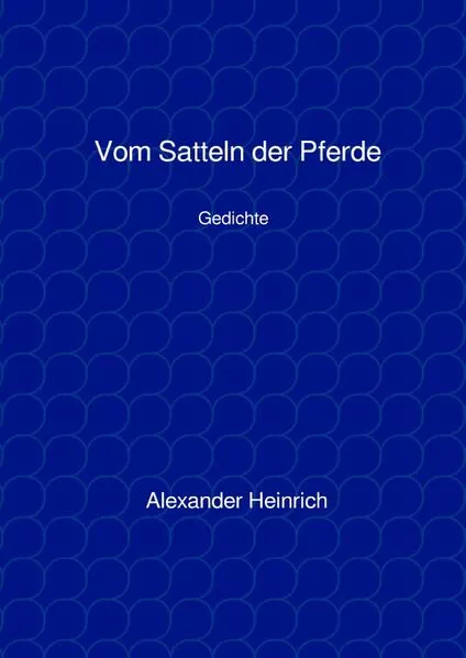 Cover: Vom Satteln der Pferde