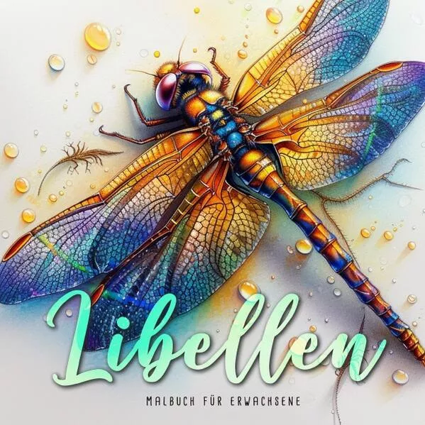 Cover: Libellen Malbuch für Erwachsene
