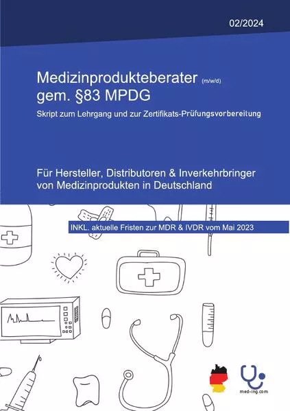 Cover: Medizinprodukteberater gemäß §83 MPDG