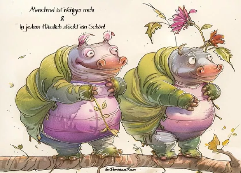 Cover: Manchmal ist weniger mehr / In jedem Hässlich steckt ein Schön