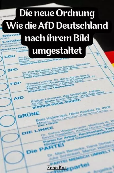 Cover: • Die neue Ordnung: Wie die AfD Deutschland nach ihrem Bild umgestaltet