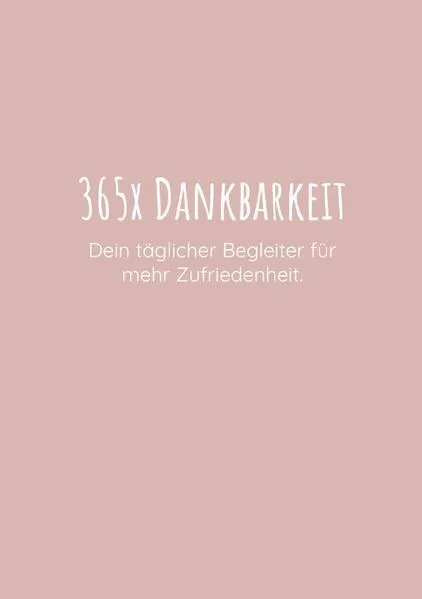 Cover: 365x Dankbarkeit