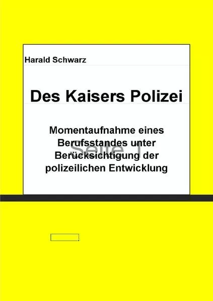 Cover: Des Kaisers Polizei
