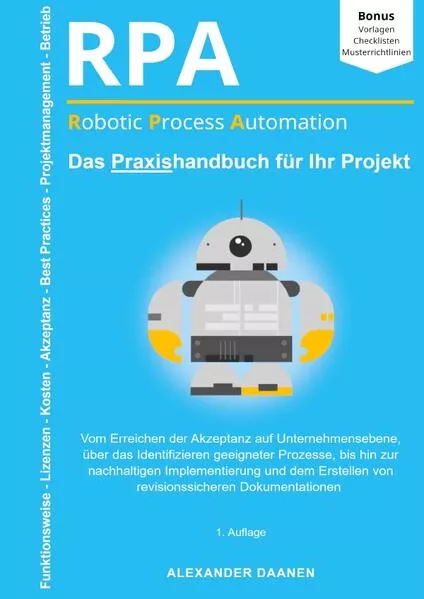 Cover: RPA - Das Praxishandbuch für Ihr Projekt