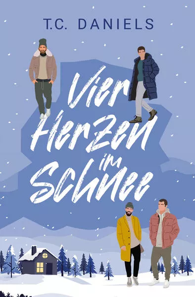 Vier Herzen im Schnee</a>