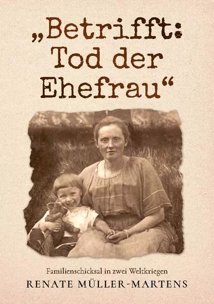 Cover: Betrifft: Tod der Ehefrau