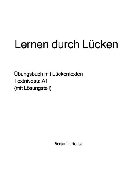 Cover: Lernen durch Lücken