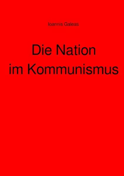 Cover: Die Nation im kommunismus