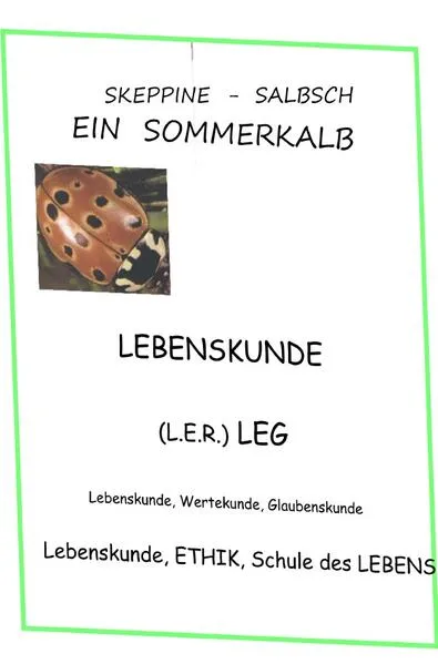 Cover: Ein Sommerkalb