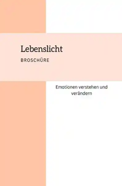 Cover: Lebenslicht Broschüre Emotionen verstehen und verändern