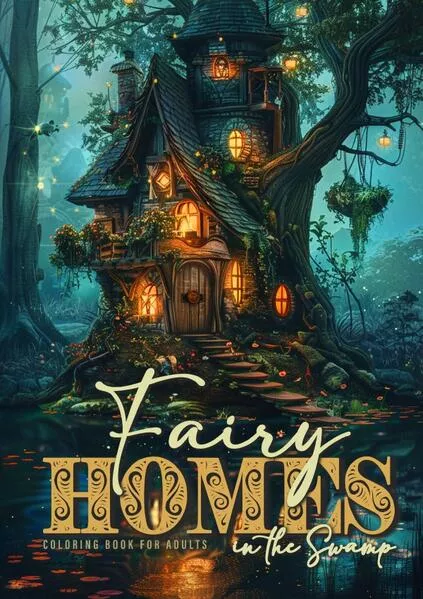 Fairy Homes in the Swamp Coloring Book for Adults</a>