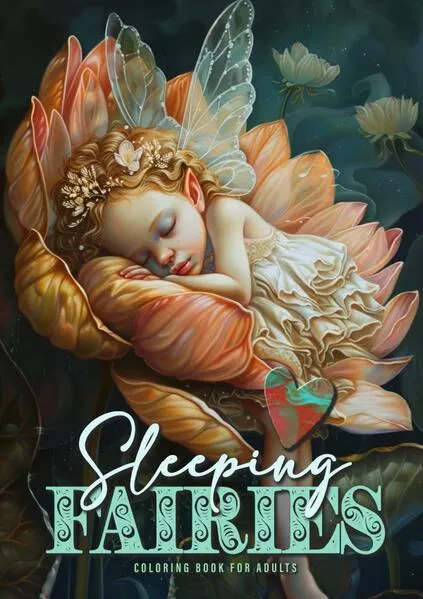 Sleeping Fairies Coloring Book for Adults Grayscale</a>