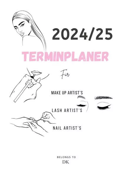 Cover: Make Up, Lash & Nail Artist Terminplaner