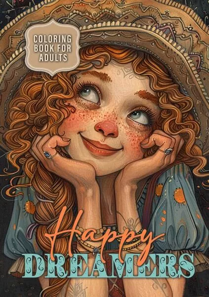 Cover: Happy Dreamers Coloring Book for Adults