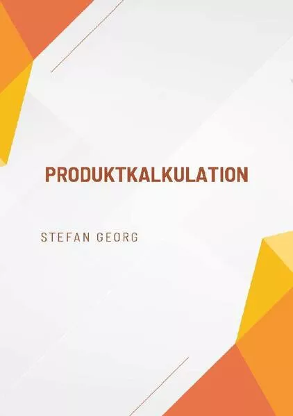 Cover: Produktkalkulation