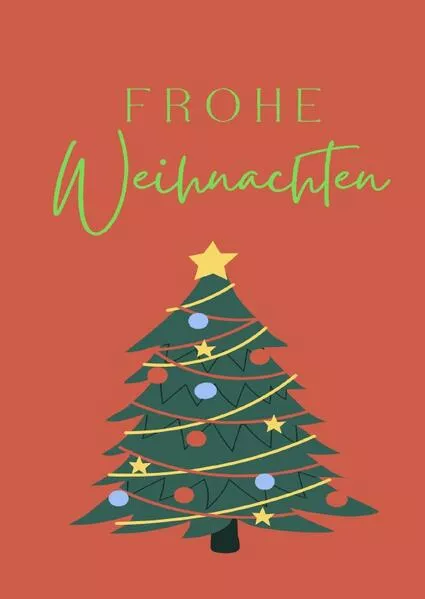 Cover: Frohe Weihnachten Ausmalbuch