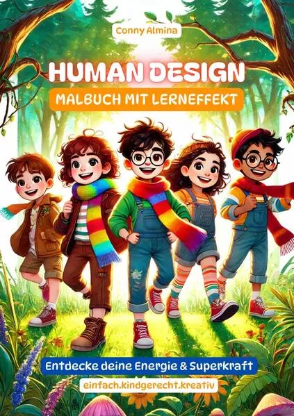 Cover: Human Design Malbuch mit Lerneffekt