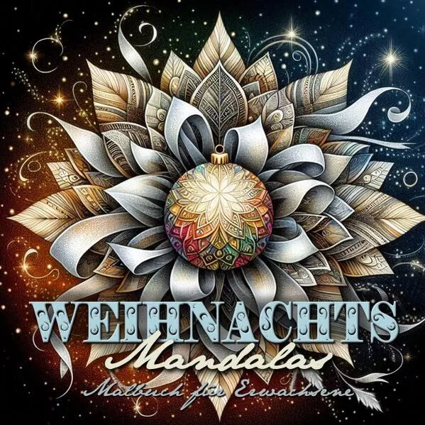 Weihnachts-Mandalas Malbuch für Erwachsene</a>