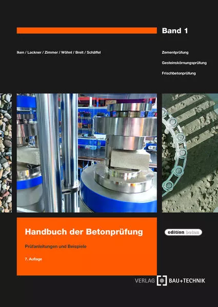Cover: Handbuch der Betonprüfung