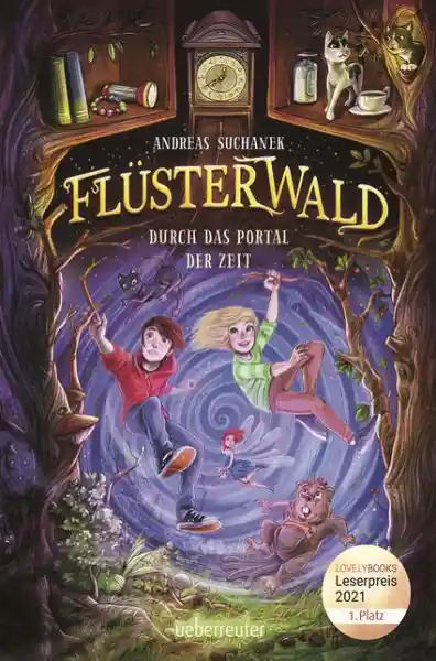 Cover: Flüsterwald - Durch das Portal der Zeit: Ausgezeichnet mit dem LovelyBooks-Leserpreis 2021: Kategorie Kinderbuch (Flüsterwald, Staffel I, Bd. 3)