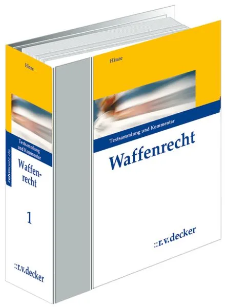 Cover: Waffenrecht